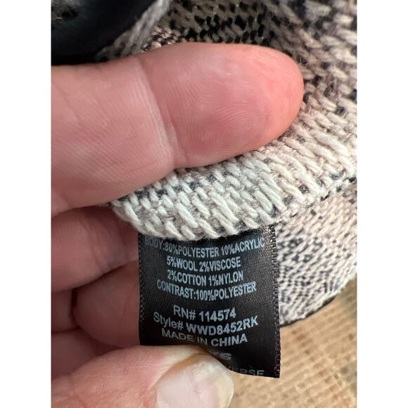 Ro + De size XS wool blend poncho jacket - Picture 5 of 5